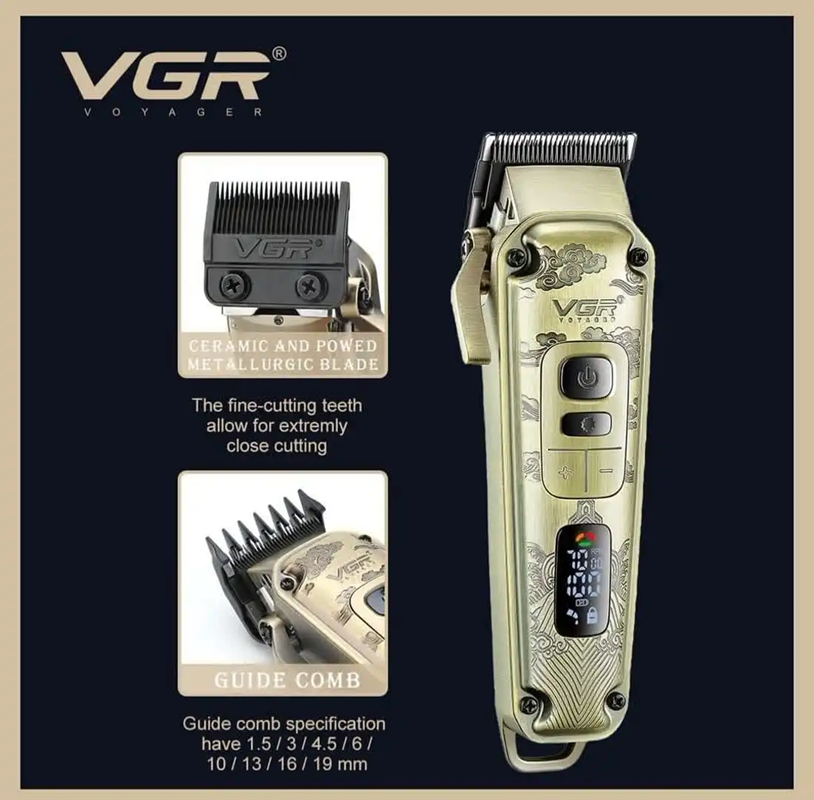 ست ماشین اصلاح سه کاره وی جی آر VGR مدل V-642