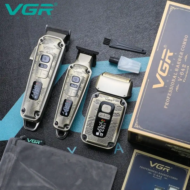 ست ماشین اصلاح سه کاره وی جی آر VGR مدل V-642