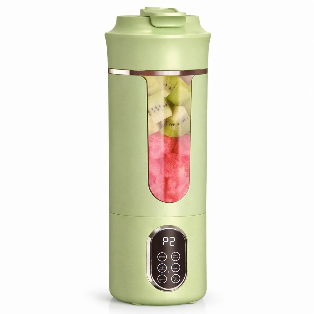 مخلوط‌کن و اسموتی‌ساز شارژی قابل‌حمل Juicing Cup مدل HS-889 | لیوانی، دیجیتال، مناسب سفر