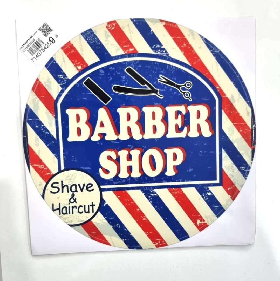 استیکر کد9  ارایشگاهی 20cm*20cm