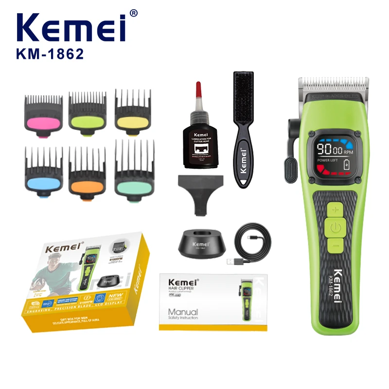ماشین اصلاح موی سر کیمی KEMEI KM-1862 شارژی
