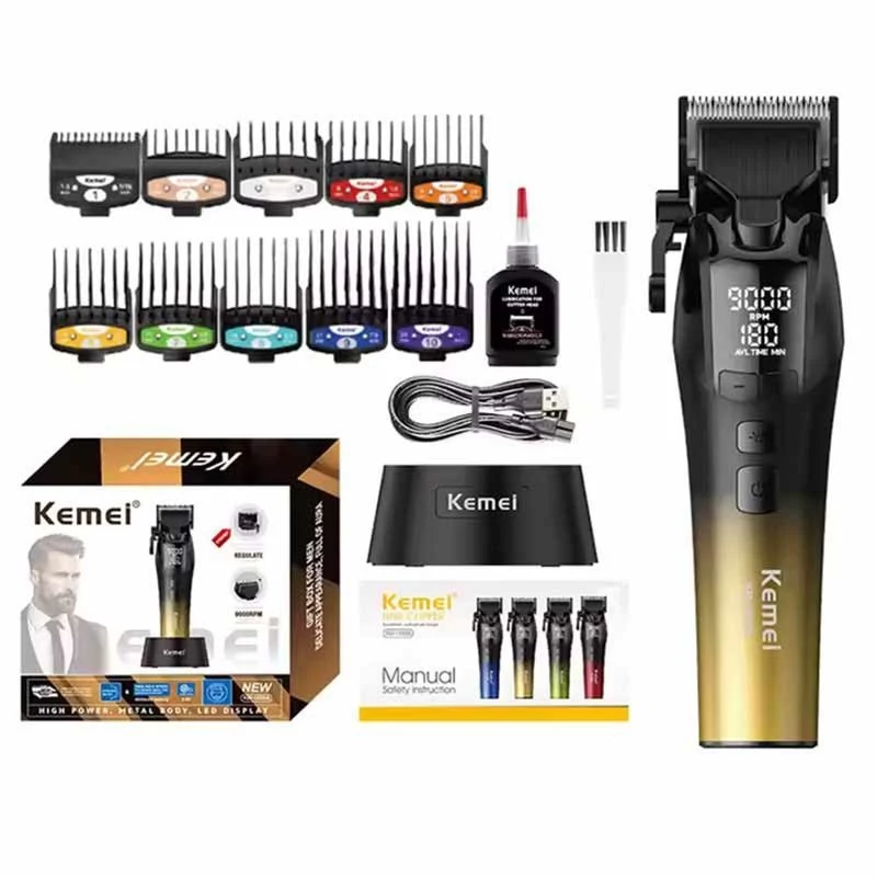 ماشین اصلاح حجم زن کیمی Kemei KM-1858A | ماشین اصلاح موی سر و صورت
