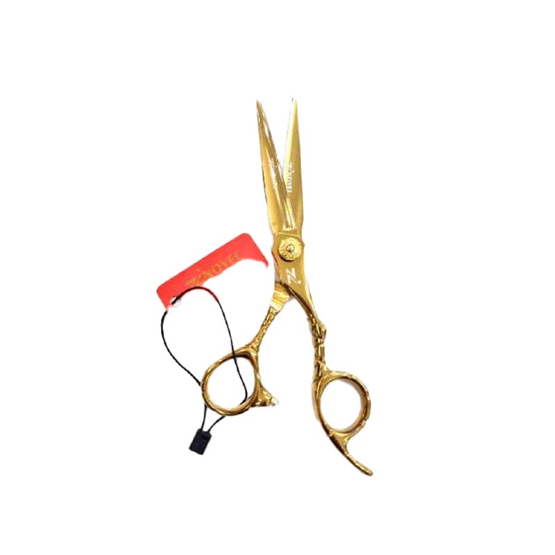 قیچی کات راست‌دست زینوول Zinovel مدل Zi-81C Gold | سایز 6 اینچ طلایی