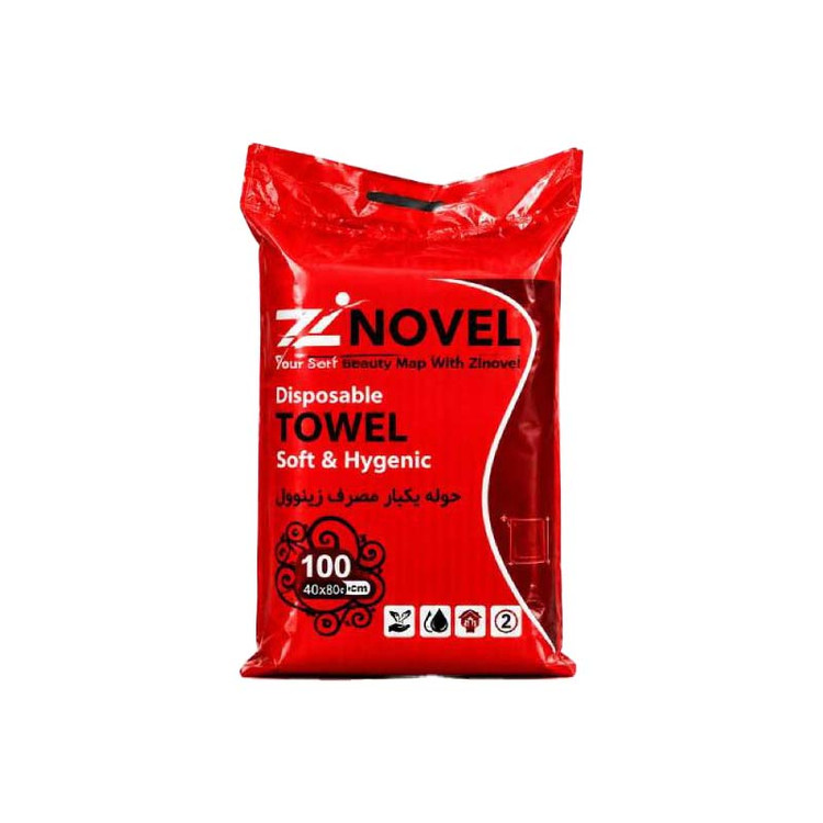 حوله یکبار مصرف آرایشگاهی زینوول Zinovel بسته 100 عددی | 45 گرمی