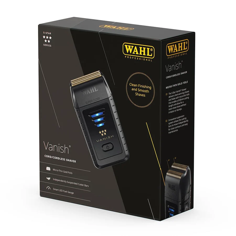 شیور حرفه‌ای وال Wahl Vanish | شیور فویلی اورجینال با جعبه مشکی
