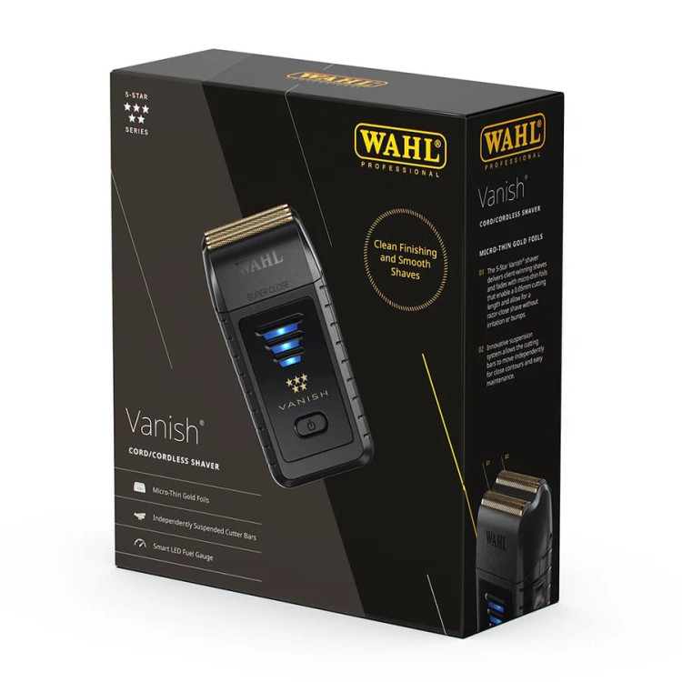 شیور حرفهای وال Wahl Vanish | شیور فویلی اورجینال با جعبه مشکی