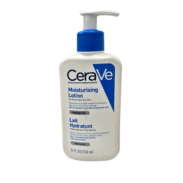 لوسیون مرطوبکننده صورت و بدن سراوی CeraVe مدل LAIT Hydratant | حجم ۲۳۶ میلیلیتر