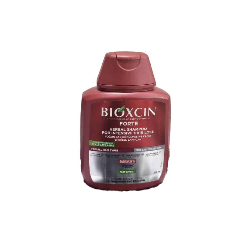 شامپو ضد ریزش مو بیوکسین Bioxin مدل Forte | حجم ۳۰۰ میلی‌لیتر
