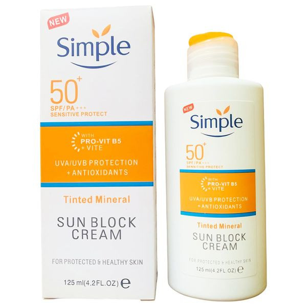 ضدآفتاب سیمپل Simple SPF 50+ | محافظت بالا در برابر UVA و UVB