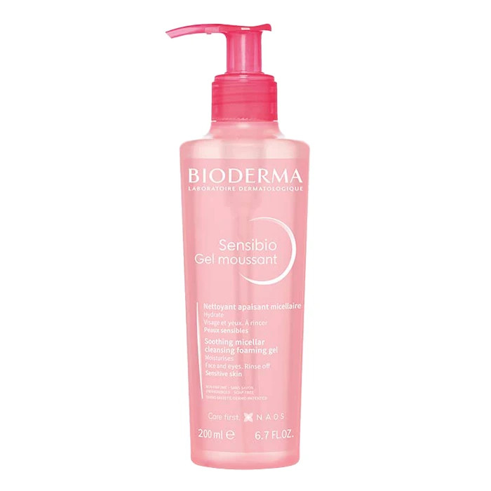 ژل شستشوی صورت بایودرما Bioderma مدل Sensibio | مناسب پوست خشک و حساس | حجم ۲۰۰ میلیلیتر