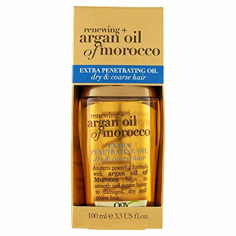 روغن مو آرگان او جی ایکس OGX مدل Extra Penetrating Oil حجم ۱۰۰ میلی‌لیتر