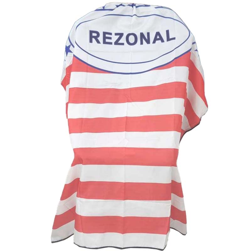پیشبند آرایشگاهی رزونال RZONAL طرح راه‌راه ستاره‌ای