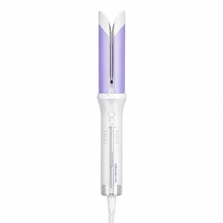 دستگاه فرکننده مو کول لاک Airflow Pro سایز ۲۵ میلیمتر رنگ بنفش | فرکننده اتوماتیک مو